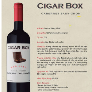 Rượu Vang Cigar Box Cabernet Sauvignon 2 Ruou Vang Cigar Box Cabernet Sauvignon 4