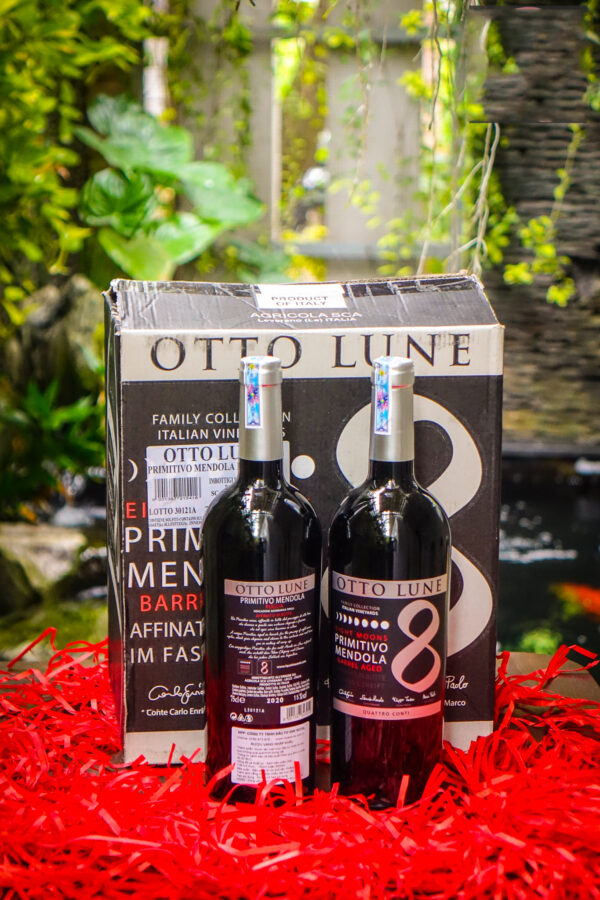 Rượu Vang Otto Lune 8 Primitivo Mendola